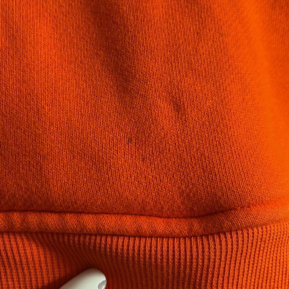 Lululemon scuba oversized funnel neck half zip Solar Orange Sz XS/S Sold Out - Picture 10 of 10